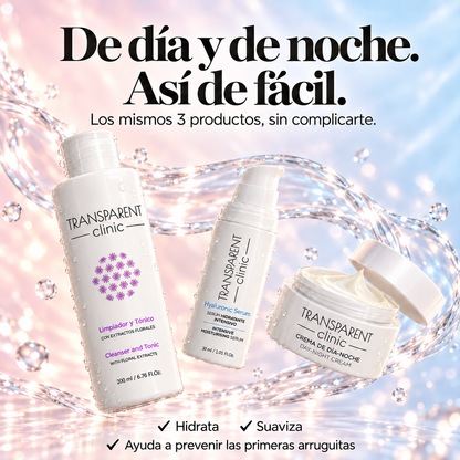 Hello Glow | Tu rutina facial en 3 pasos, día y noche ✨