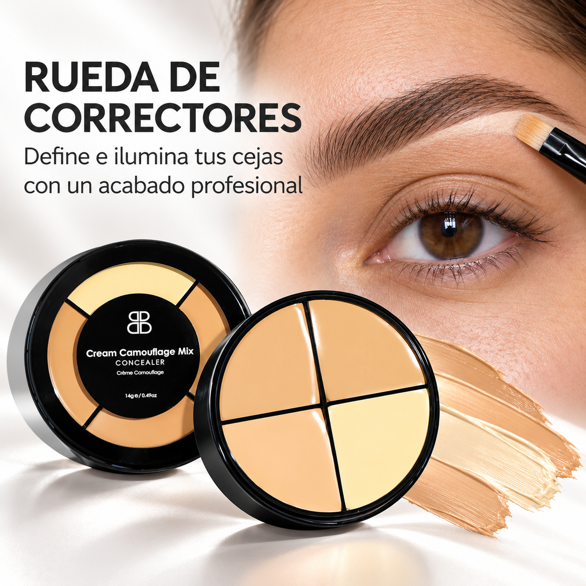 Rueda de correctores para definir e iluminar cejas | Beautiful Brows & Lashes