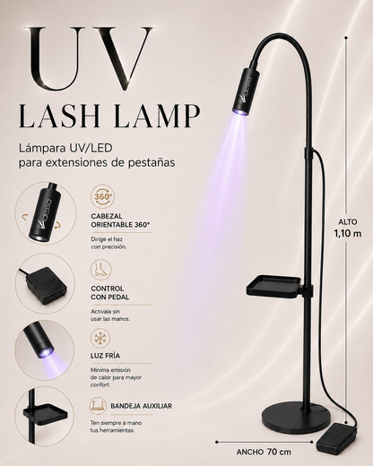 ADESSA UV LASH LAMP | Lámpara UV/LED para extensiones de pestañas