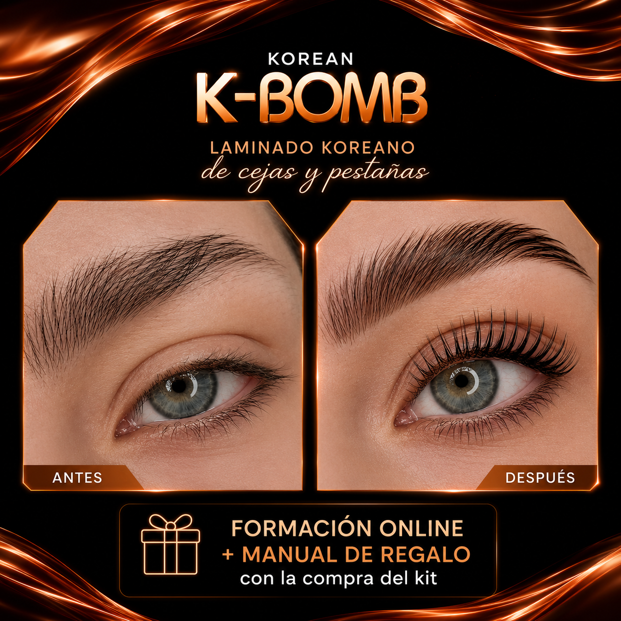 K-BOMB Paso 1 | Crema Lifting 10 sobres 40 servicios