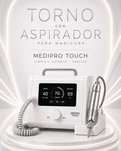 Torno con Aspirador para Manicura | Medipro Touch