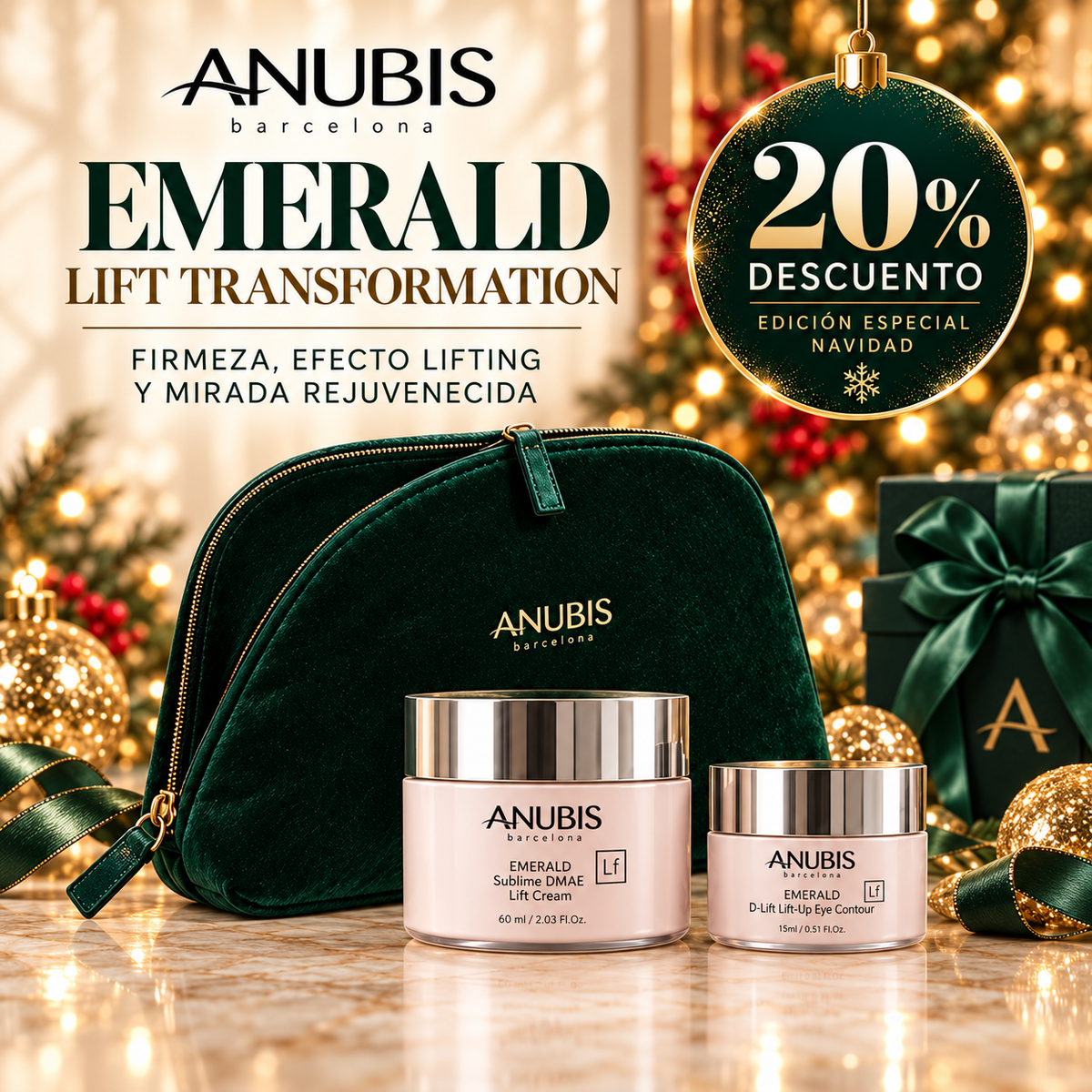 🎁🎄 Packs de Navidad Anubis | 20% de descuento profesional + neceser de regalo