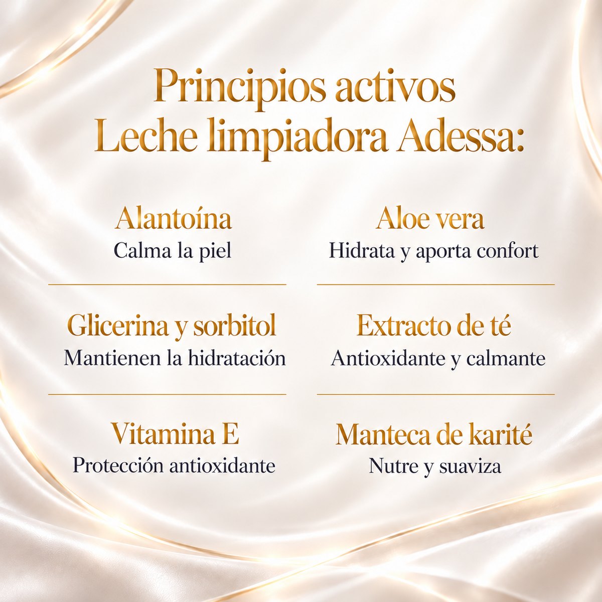 Leche purificante Adessa para el cuidado de las extensiones de pestañas | 40 ml y 120 ml