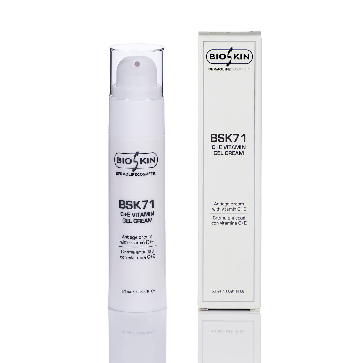 BSK71 C+E VITAMIN GEL CREAM | Crema-Gel Vitaminas C + E BioSkin 50 ml