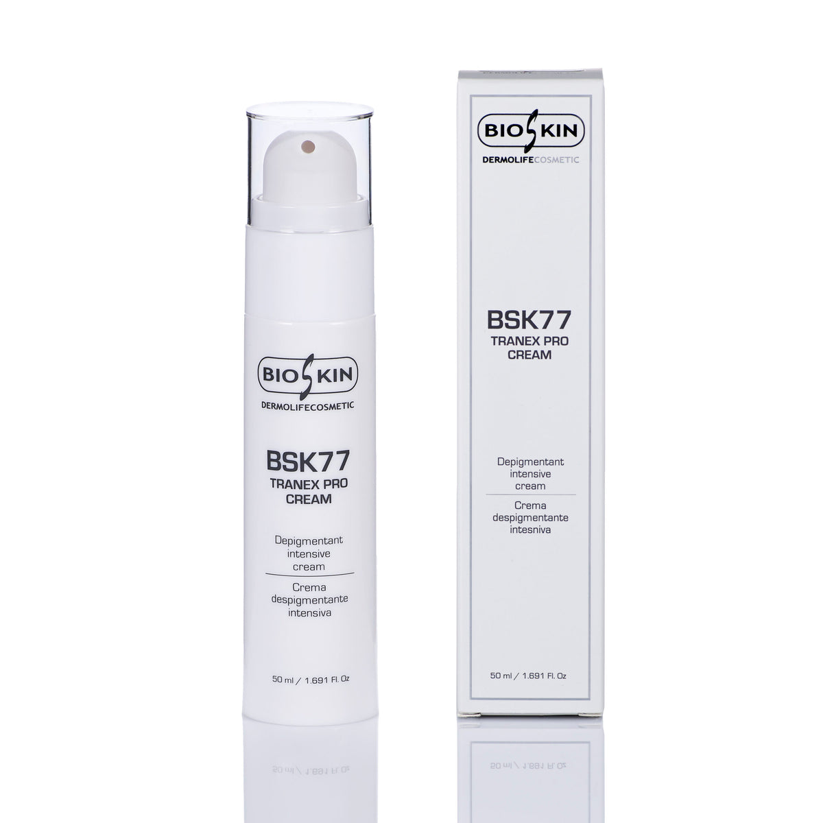 BSK77 TRANEX PRO CREAM | Crema Facial Intensiva Despigmentante BioSkin 50 ml