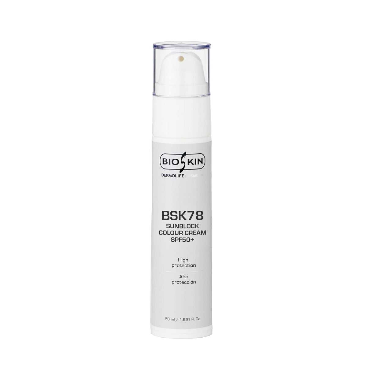 BSK78 SUNBLOCK COLOUR CREAM SPF50+ | Crema Fotoprotectora Facial con Color BioSkin 50 ml