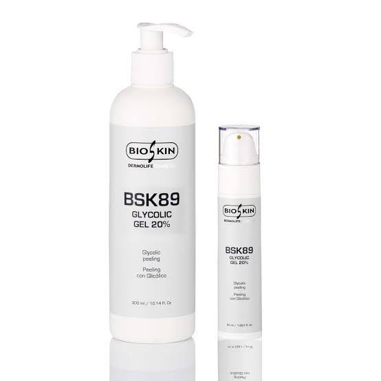 BSK89 GLYCOLIC GEL 20% BioSkin | Peeling Glicólico Renovador Facial 50 ml / 300 ml