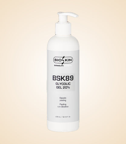 BSK89 GLYCOLIC GEL 20% BioSkin | Peeling Glicólico Renovador Facial 50 ml / 300 ml