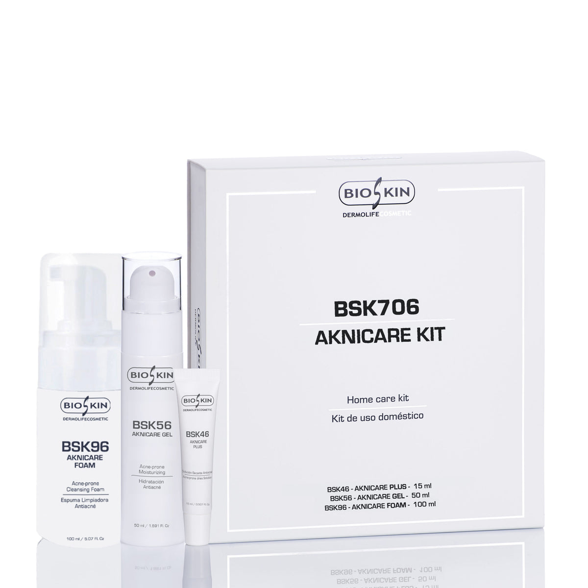 BSK706 Aknicare Kit | Kit facial para piel grasa y con tendencia acneica