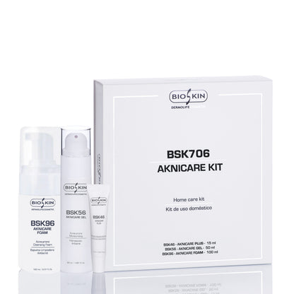 BSK706 Aknicare Kit | Kit facial para piel grasa y con tendencia acneica