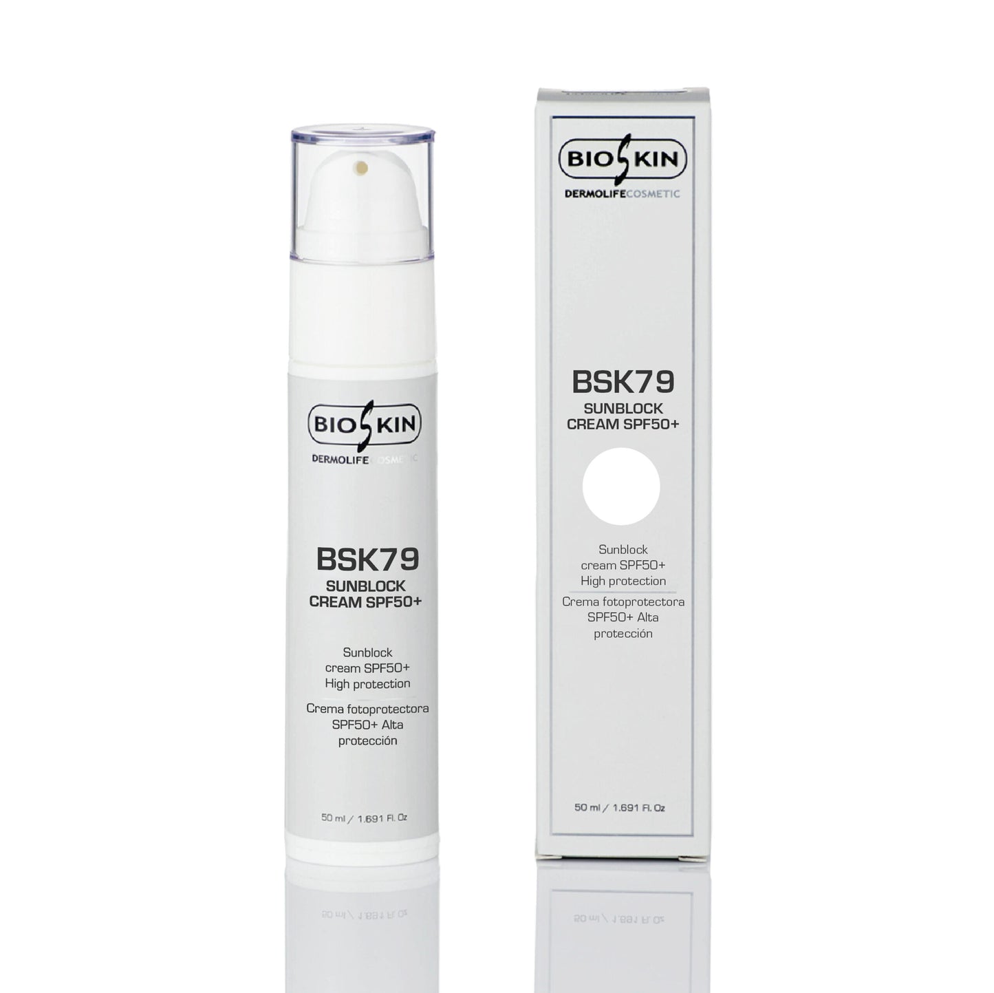 BSK79 Crema Solar Facial SPF50+ | Protección Antiedad de Alta Gama 50ml