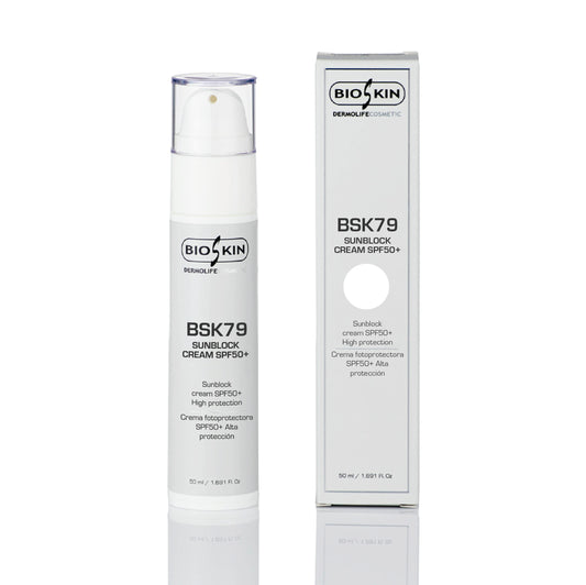 BSK79 Crema Solar Facial SPF50+ | Protección Antiedad de Alta Gama 50ml