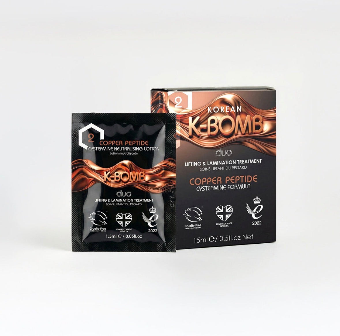 K-BOMB Paso 2 | Loción Neutralizante 10 sobres 40 servicios