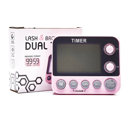 Temporizador Dúo Profesional para Lifting de Pestañas y Cejas