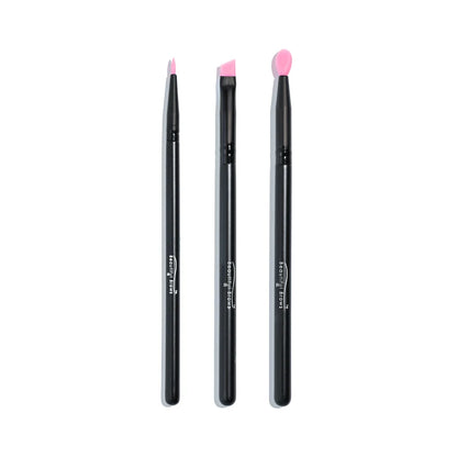 Set de Pinceles de Silicona Rosa 3u.