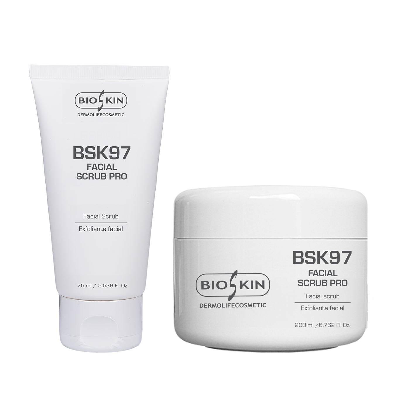 BSK97 FACIAL SCRUB PRO | Exfoliante facial profesional 75 ml / 200 ml