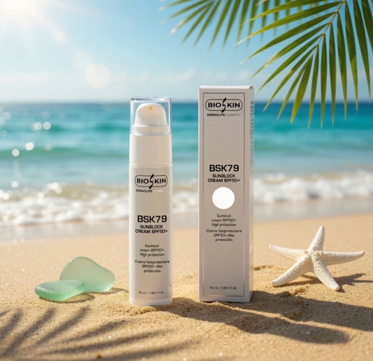 BSK79 Crema Solar Facial SPF50+ | Protección Antiedad de Alta Gama 50ml